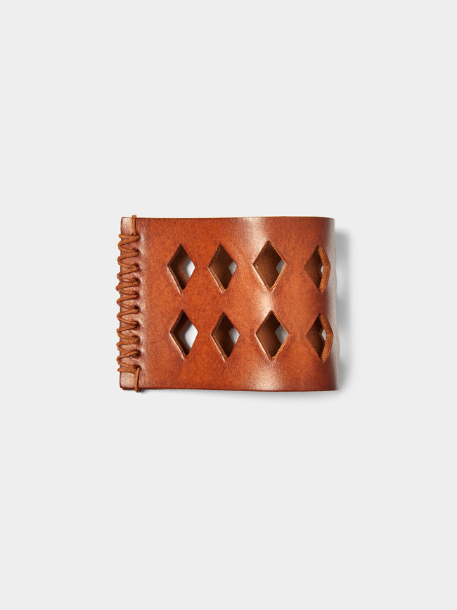 Peter Speliopoulos Projects - Hand-Stained Leather Napkin Rings (Set of 4) -  - ABASK - 
