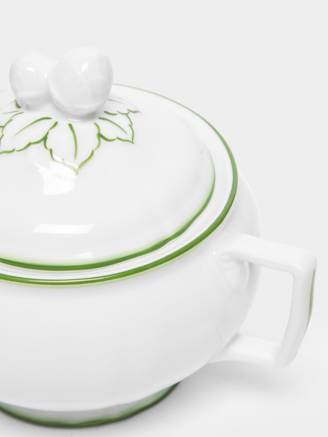 Raynaud - Touraine Hand-Painted Porcelain Sugar Bowl -  - ABASK