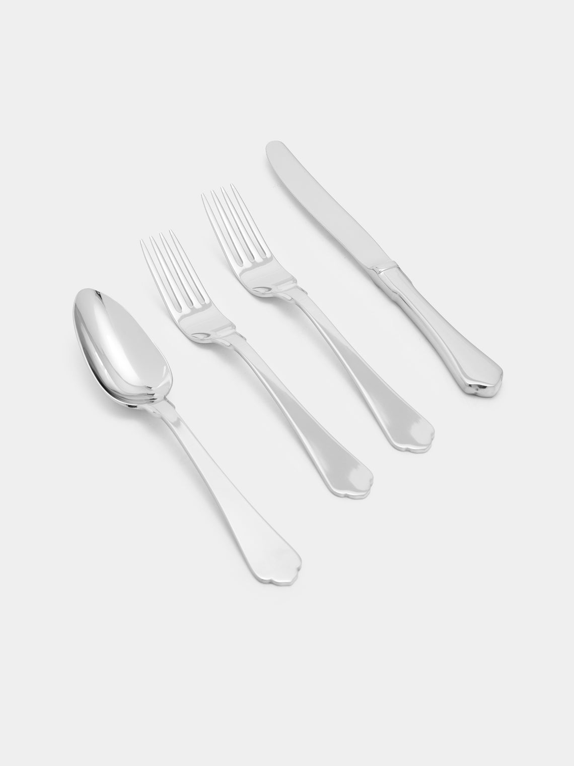 Astier de Villatte - Naples Shiny-Finish Dessert Cutlery (Set of 4) -  - ABASK