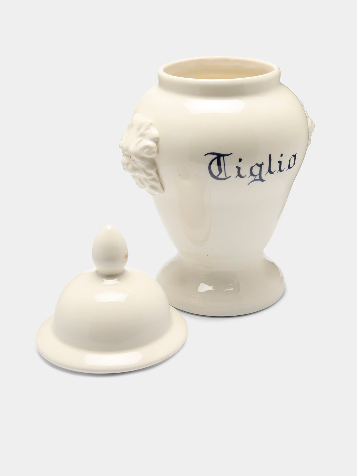 Antique and Vintage - 1940s Ceramic Apothecary Jars (Set of 6) -  - ABASK