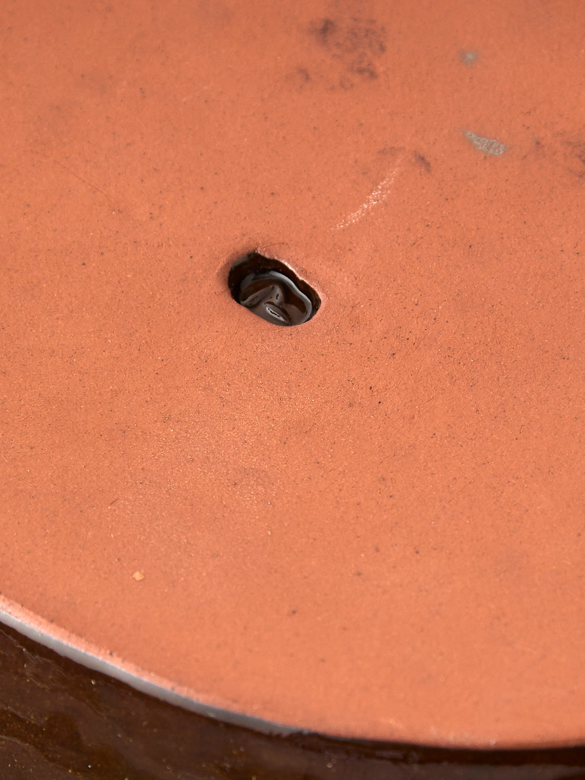 Aono Pottery - Hydrangea Slipware Oval Dish - Brown - ABASK