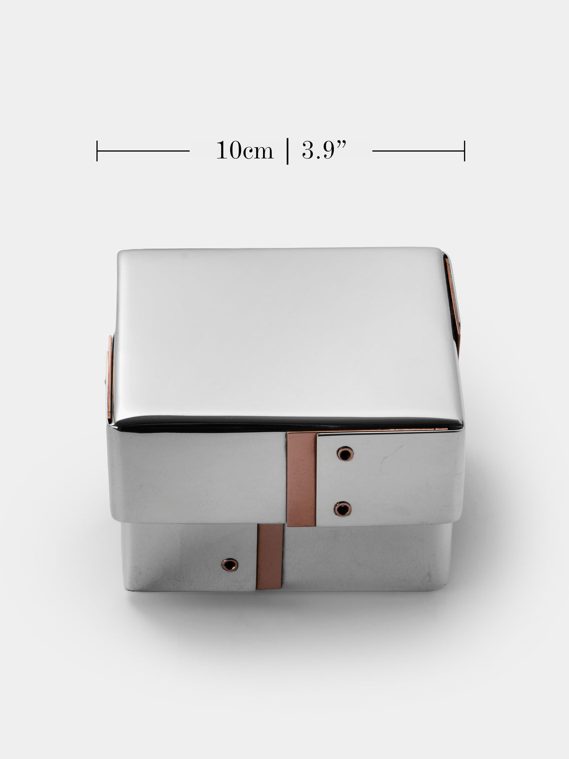 San Lorenzo - 1972 Afra and Tobia Scarpa Sterling Silver Square Box - Silver - ABASK