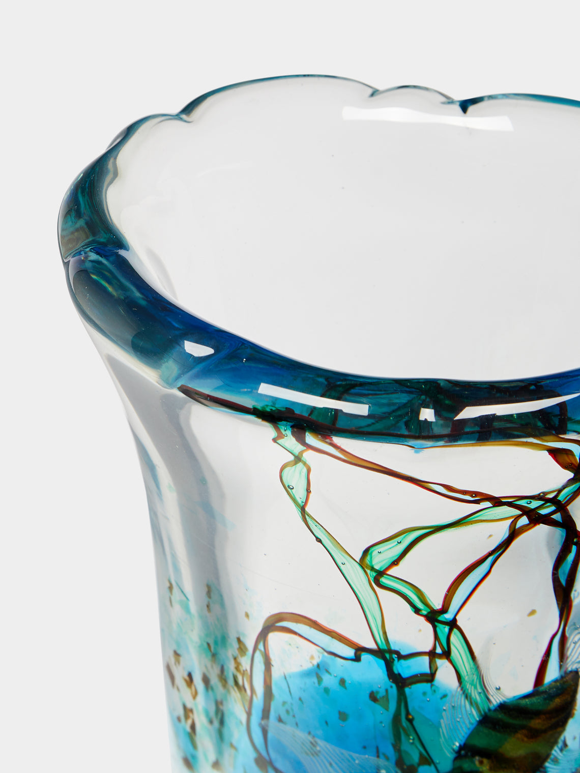 Antique and Vintage - 1950s Mazzuccato Murano Glass Aquarium Vase -  - ABASK
