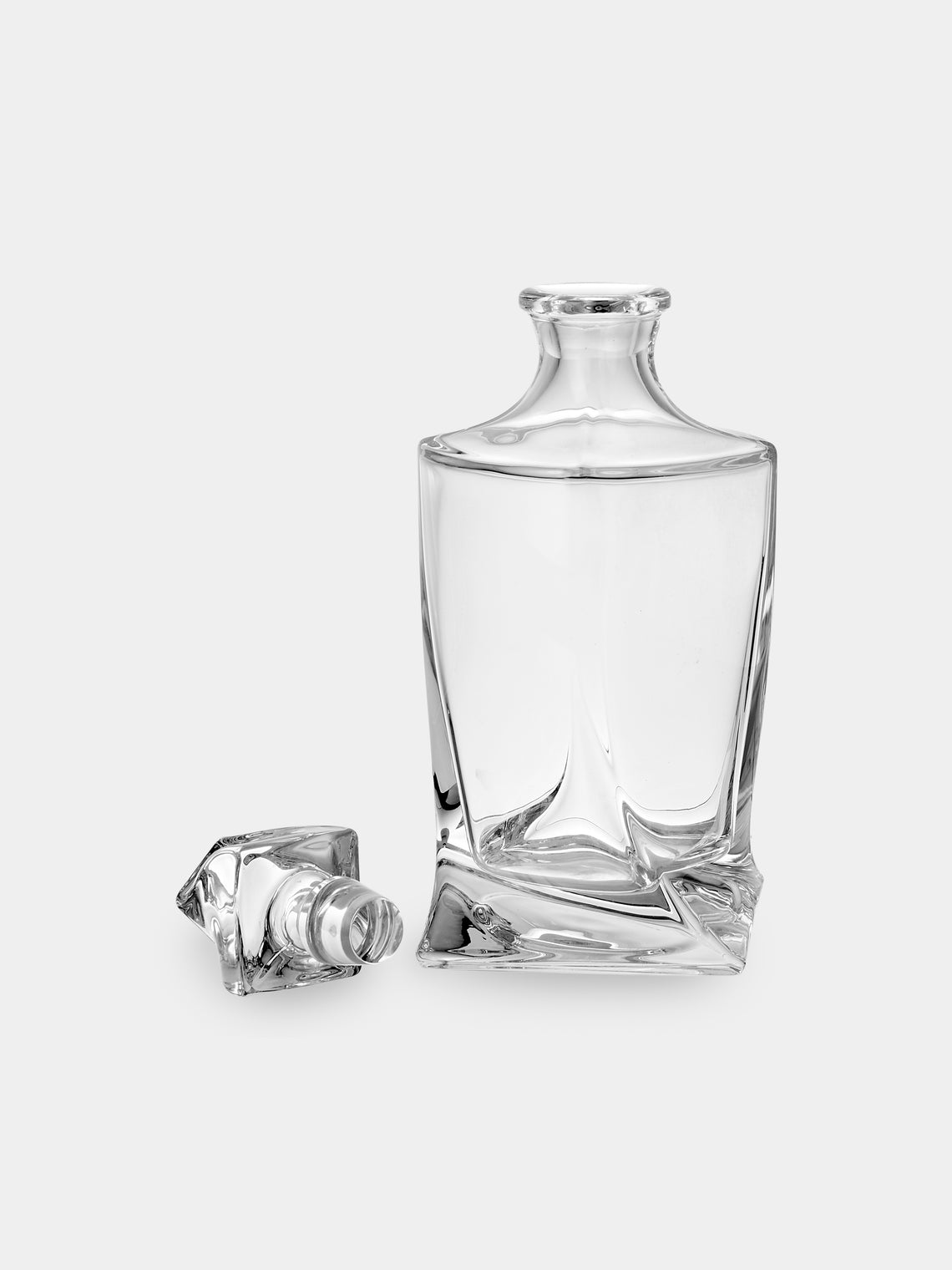 Antique and Vintage - Mid-Century Daum Crystal Carafe - Clear - ABASK