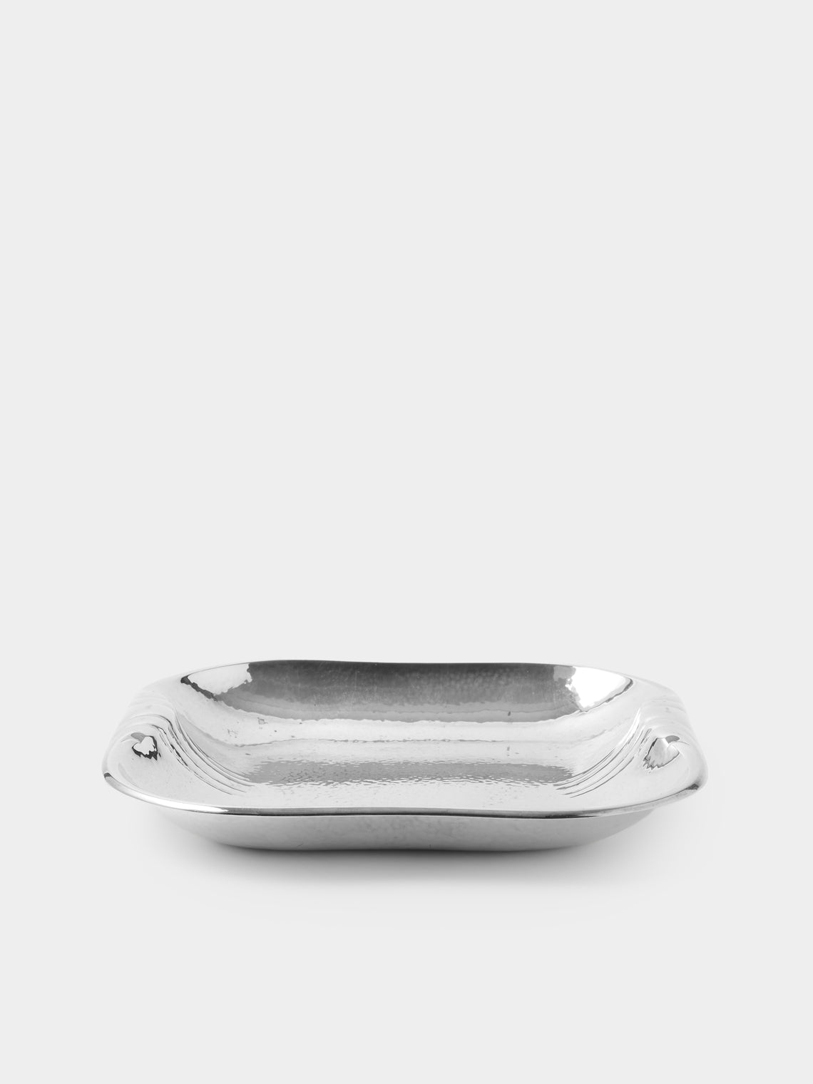 Antique and Vintage - 1970s Italian Silver Plated Hamered Bowl - Silver - ABASK - 