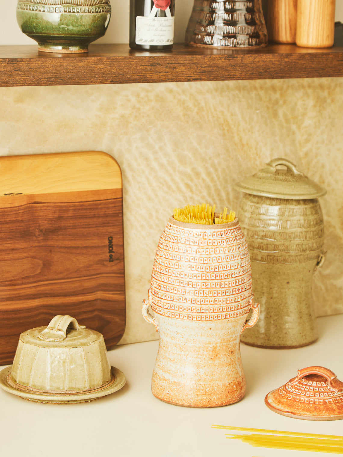 Matthew Foster - Ceramic Spaghetti Jar -  - ABASK