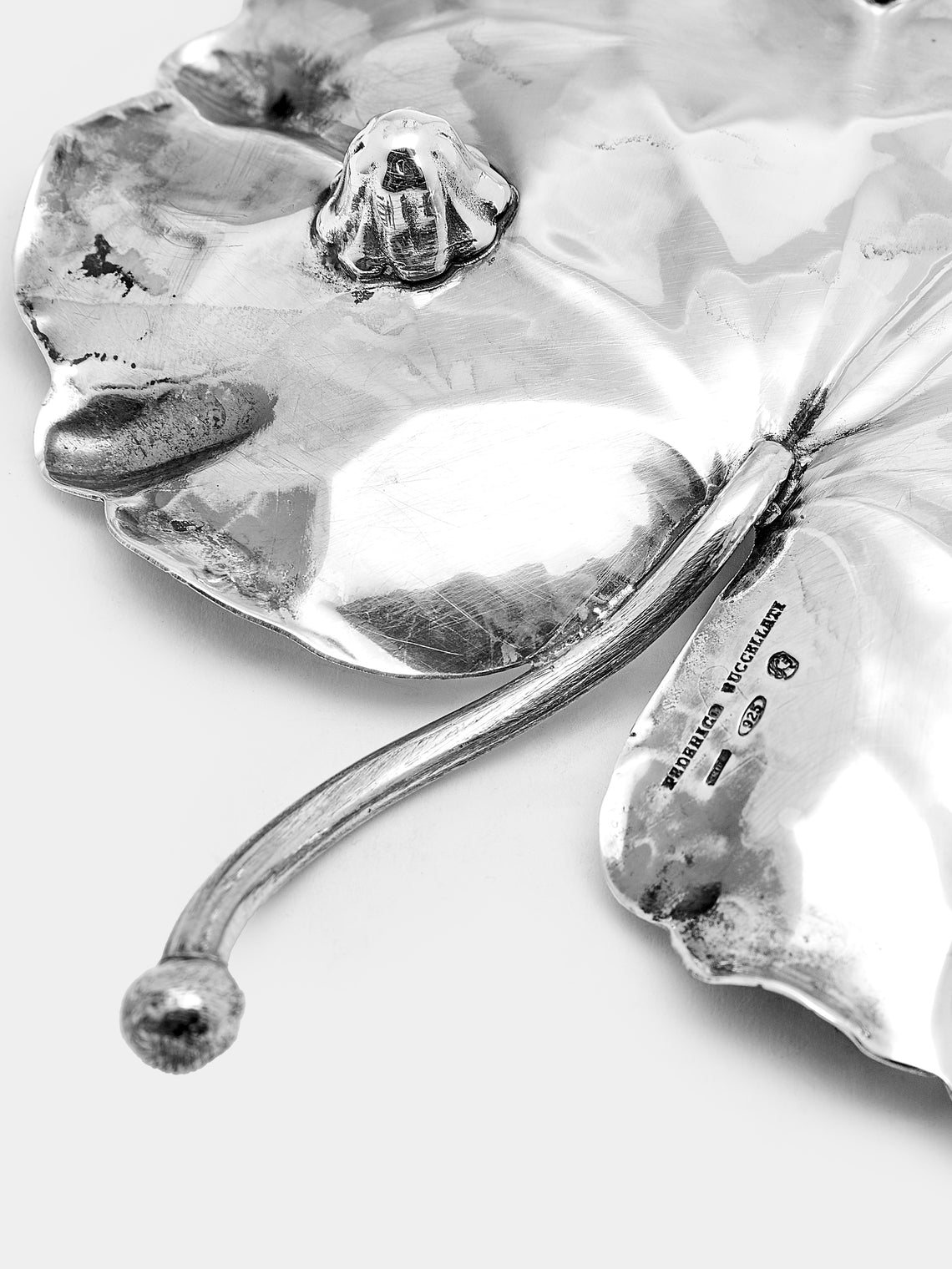 Antique and Vintage - 1970s Buccellati Solid Silver Geranium Leaf - Silver - ABASK
