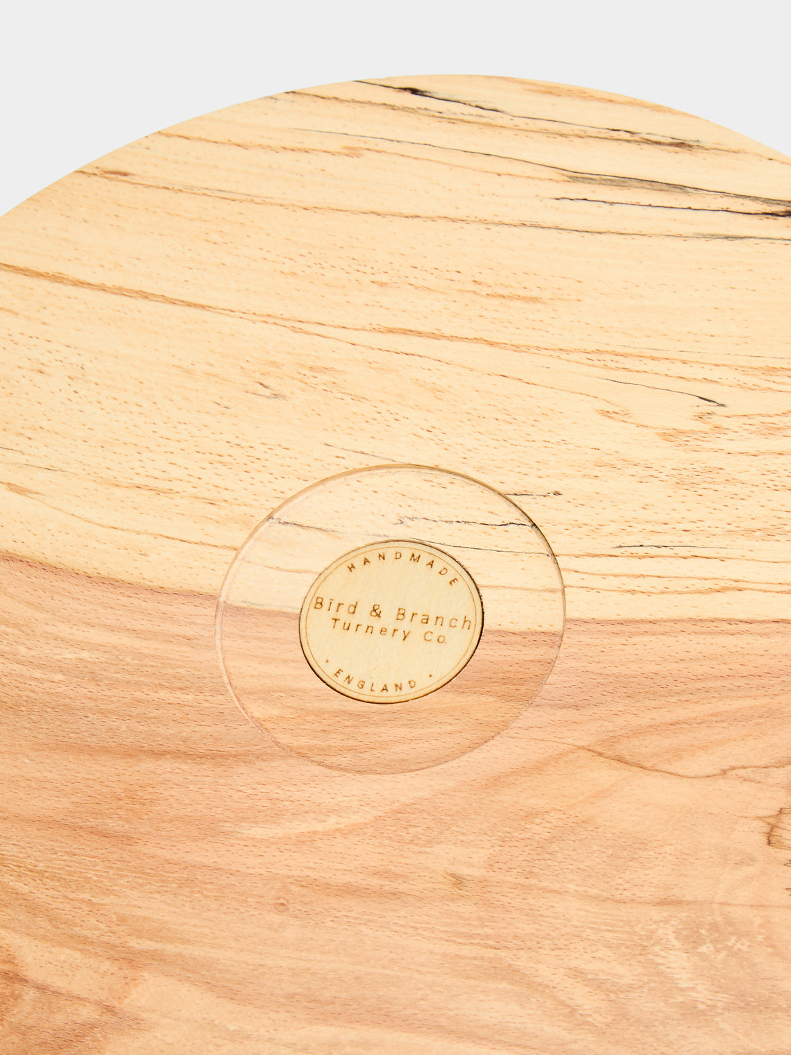 Bird & Branch - Hand-Turned Spalted Beech Large Bowl - Natural - ABASK