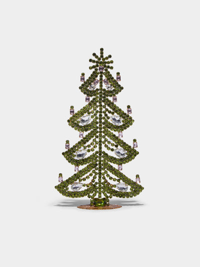 Antique and Vintage - 1930s Czech Jewelled Medium Christmas Tree -  - ABASK - 