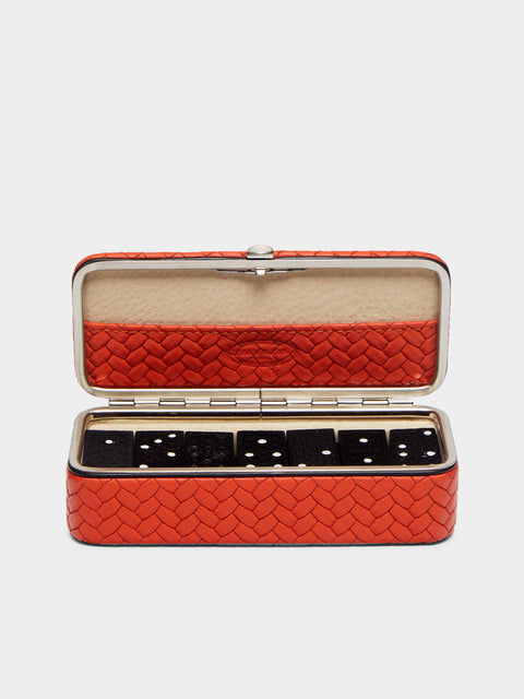 F. Hammann - Leather Dominoes Set -  - ABASK