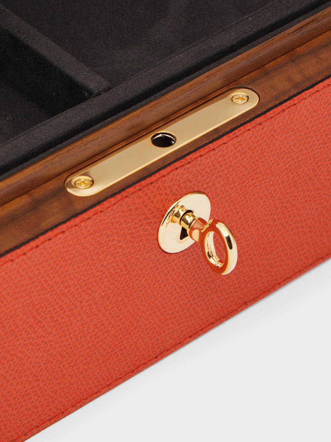 Giobagnara - Leather Jewelry Box - Orange - ABASK