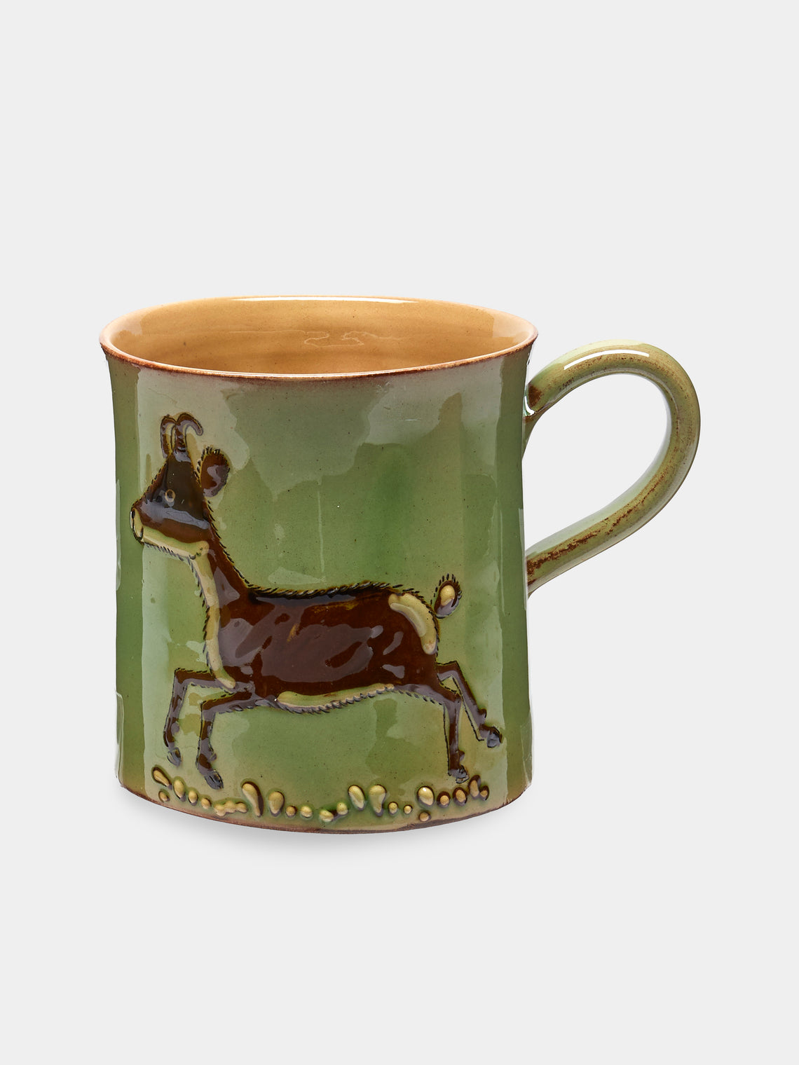 Poterie d’Évires - Animals Hand-Painted Ceramic Mugs (Set of 6) - Multiple - ABASK