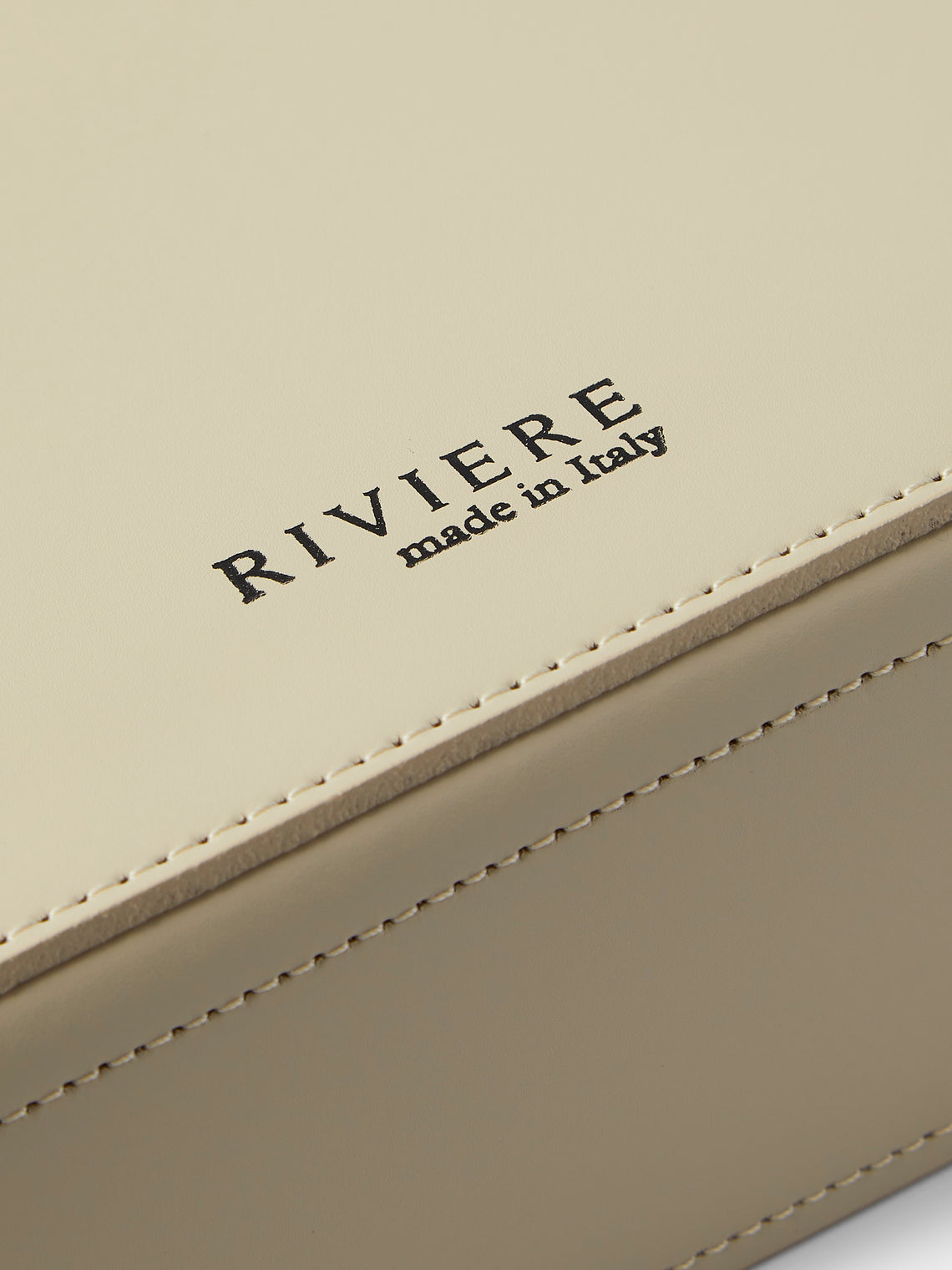 Riviere - Barcelona Leather Tray (24.5in/62cm) - Ivory - ABASK