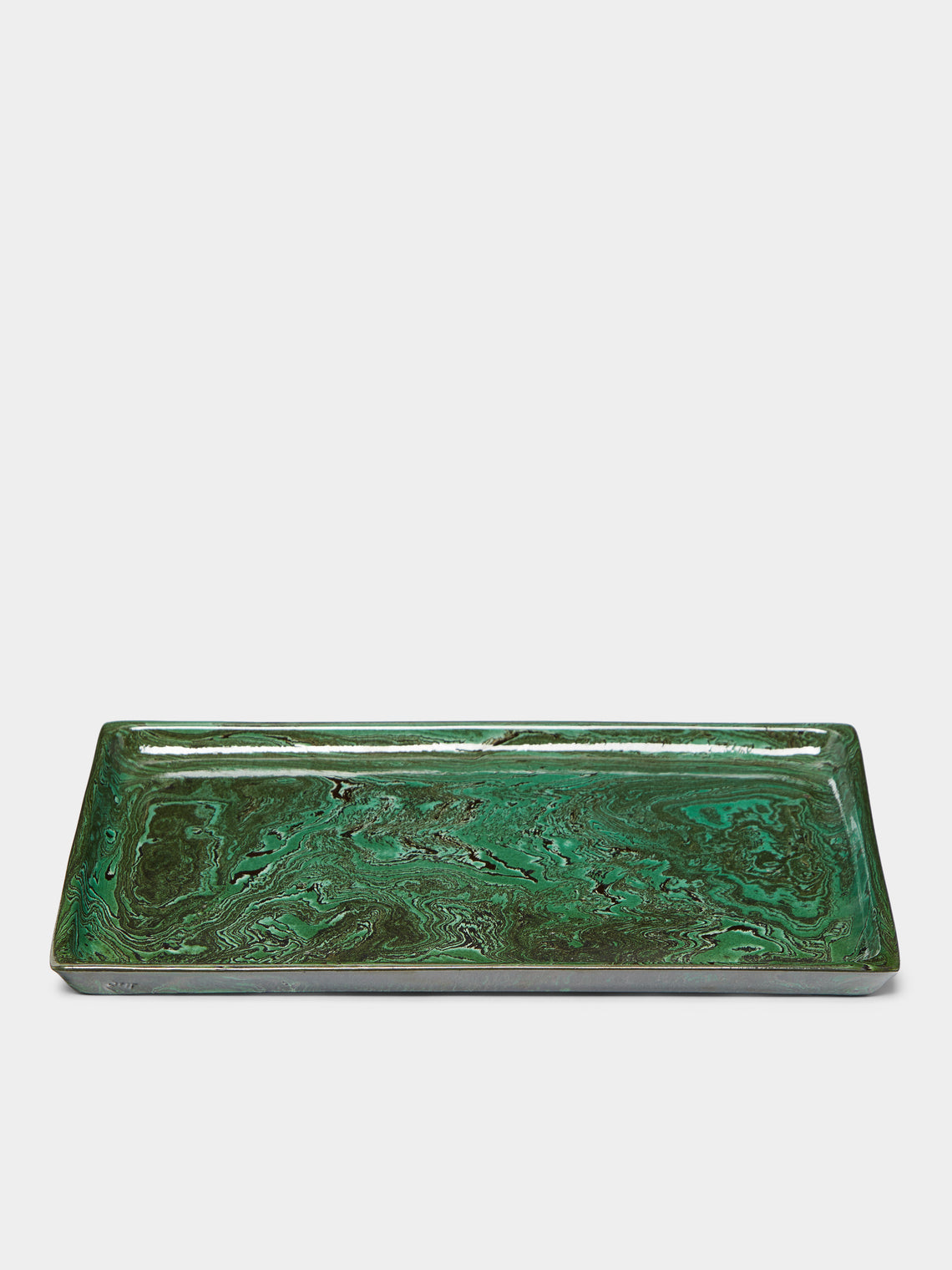 Atelier Saint-André Perrin - Marbled Ceramic Tray -  - ABASK