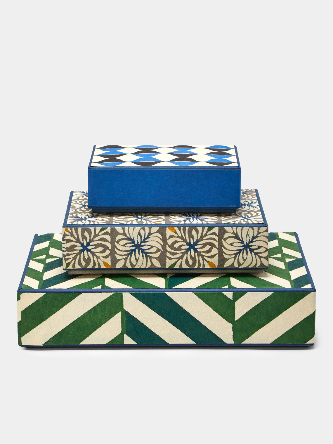 Keijusha - Washi Treasure Boxes (Set of 3) - Multiple - ABASK