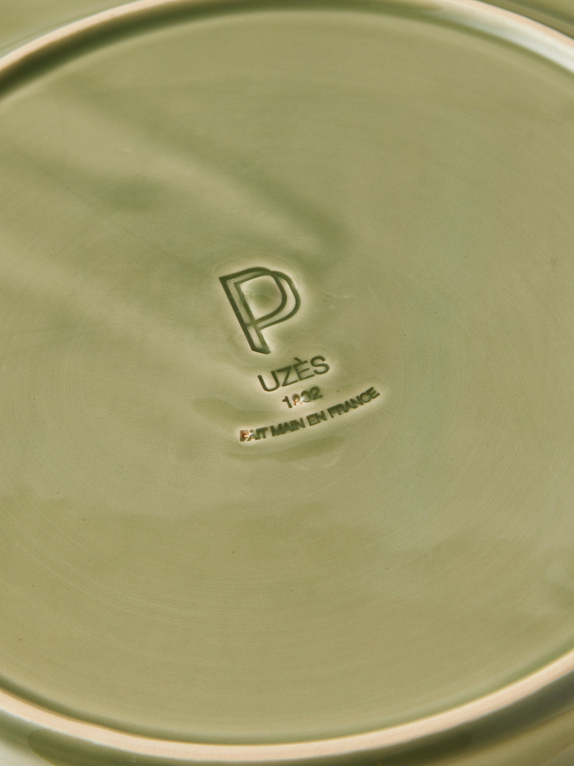 Maison Pichon Uzès - Provence Hand-Glazed Ceramic Side Plates – 9in/23cm (Set of 4) - Green - ABASK