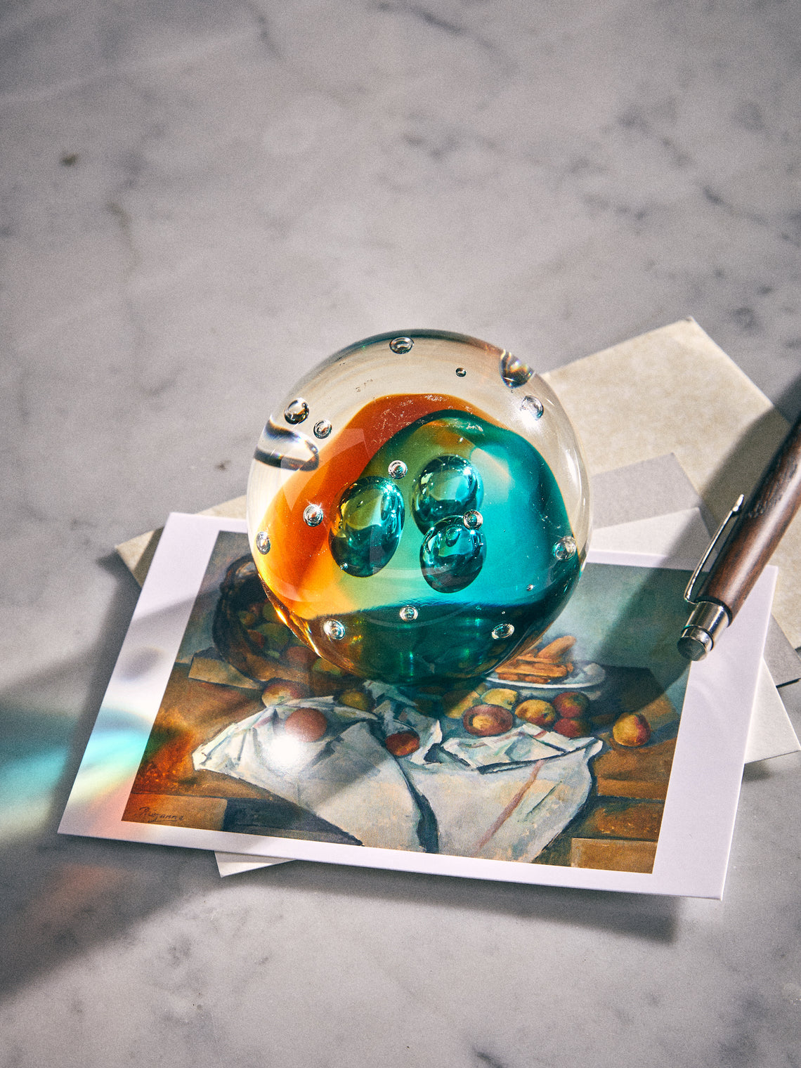 Antique and Vintage - 1960s Glass Paperweight -  - ABASK