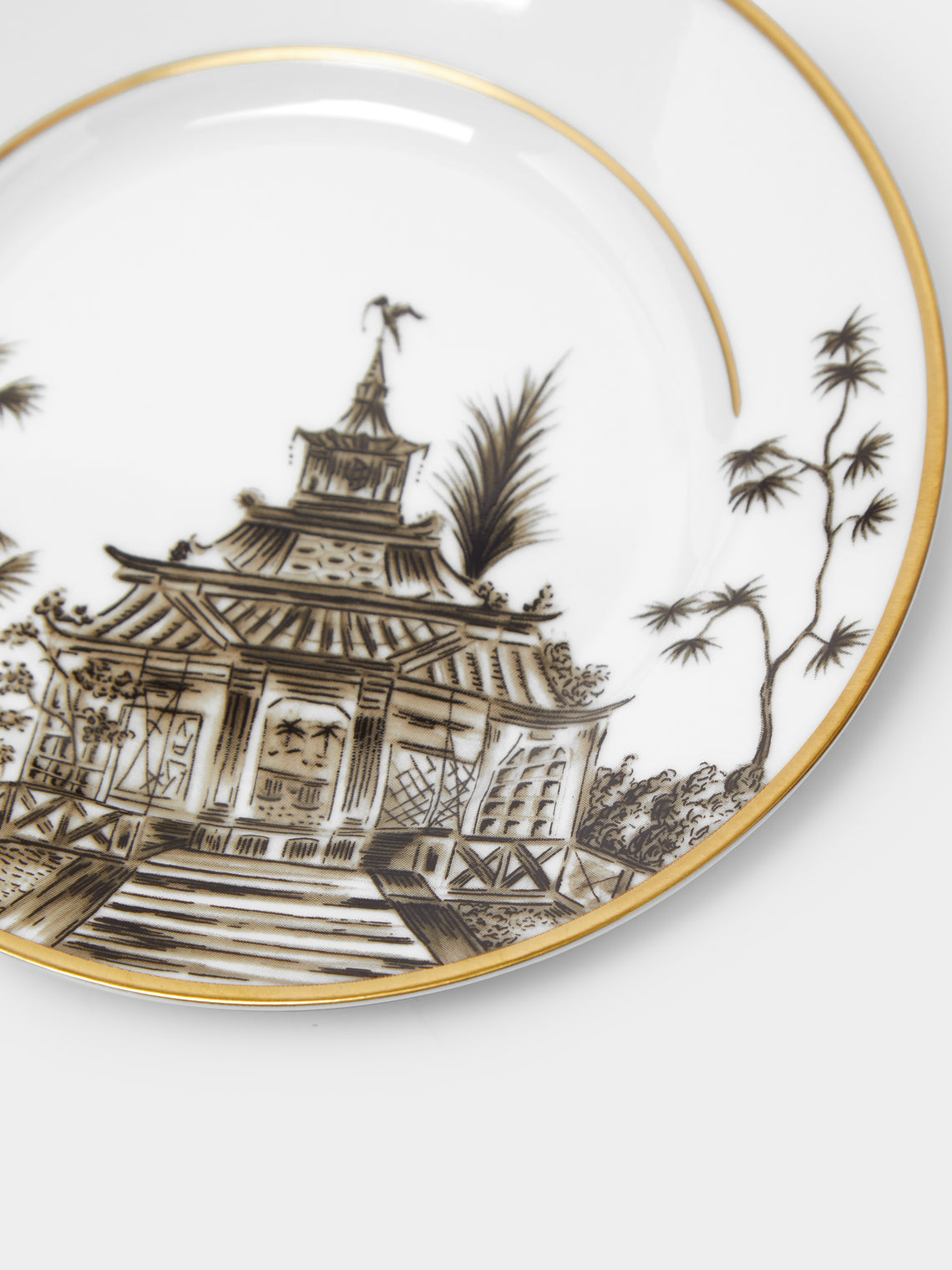 Pinto Paris - Vieux Kyoto Porcelain Bread Plate -  - ABASK