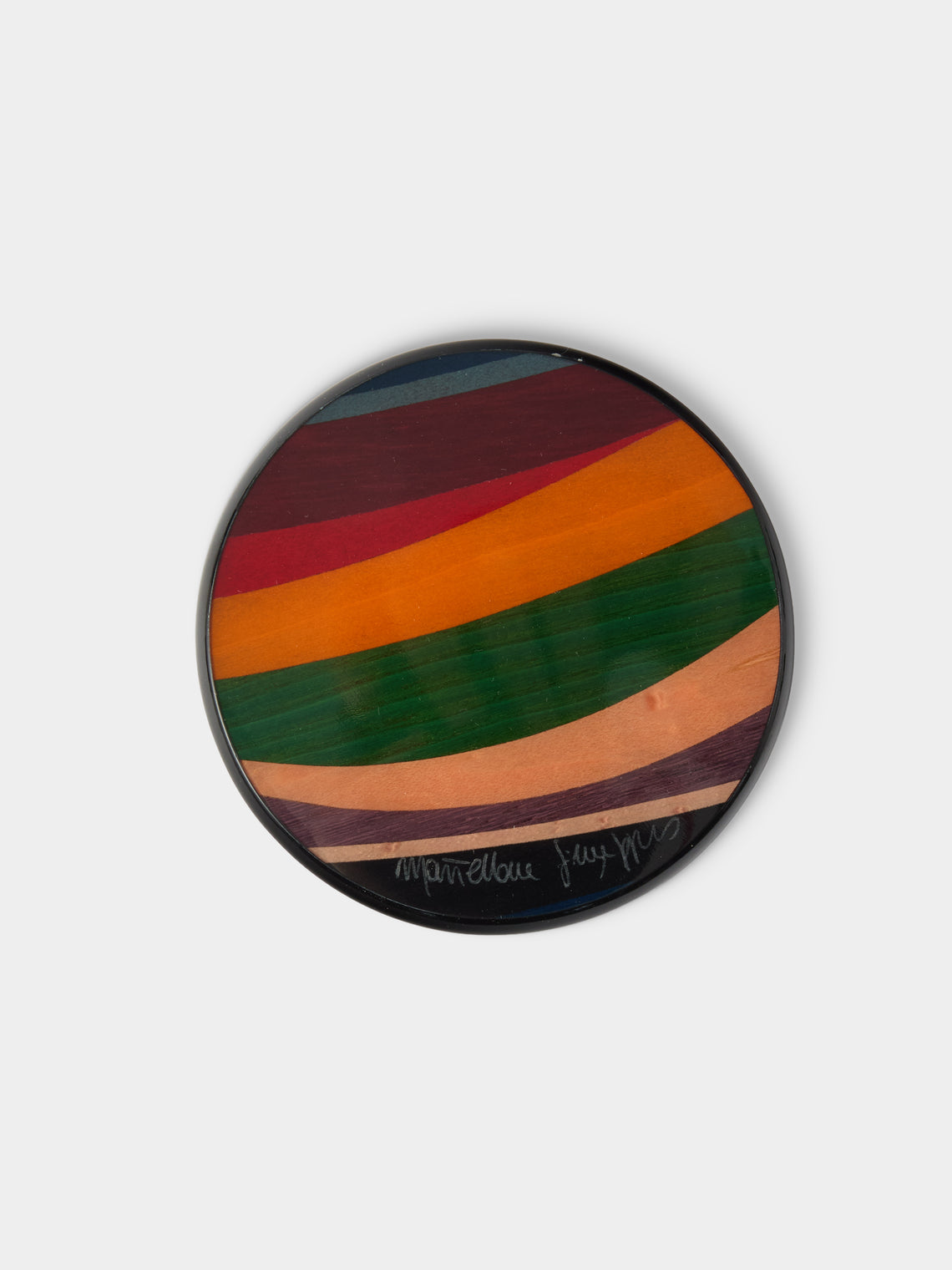 Mastellone Giuseppe - Wood Inlay Coasters (Set of 6) - Multiple - ABASK