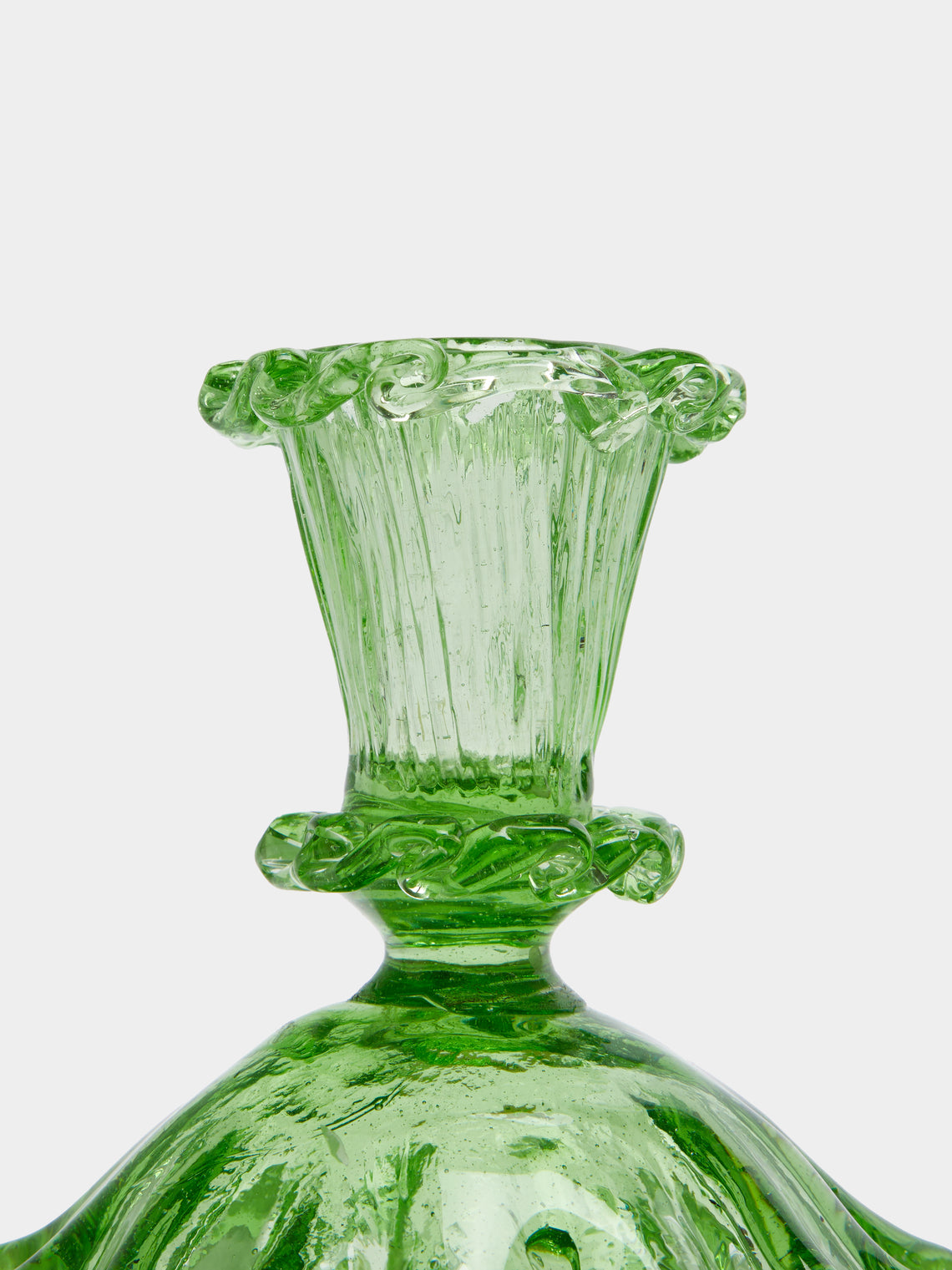 Antique and Vintage - 1930s Ercole Barovier Glass Candle Holders (Set of 2) -  - ABASK