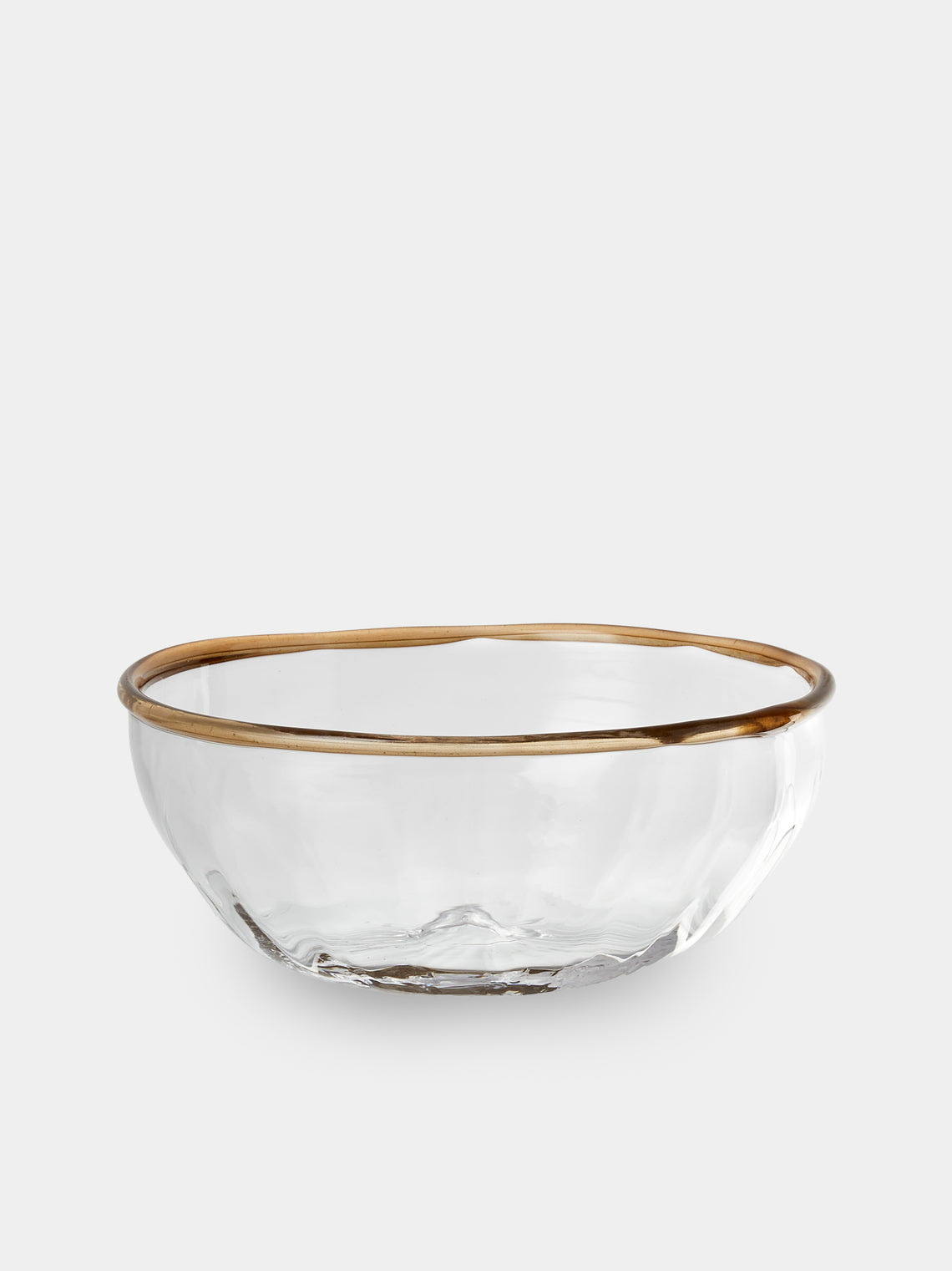Akua Objects - Peter Hand-Blown Crystal Dessert Bowls (Set of 4) - Clear - ABASK
