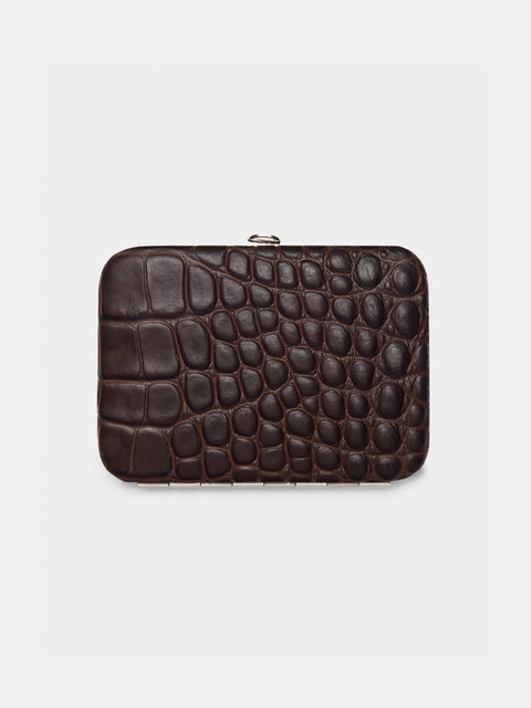 F. Hammann - Embossed Leather Cigarette Case -  - ABASK - 