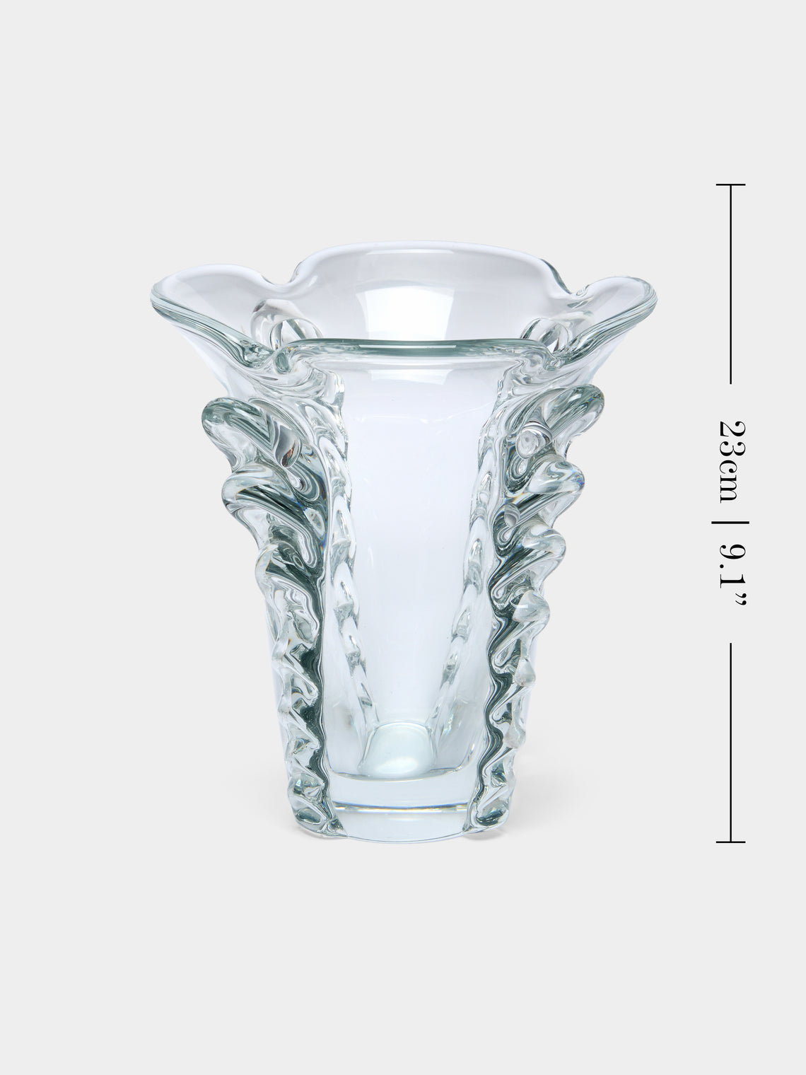 Antique and Vintage - 1930s Daum Crystal Vase -  - ABASK