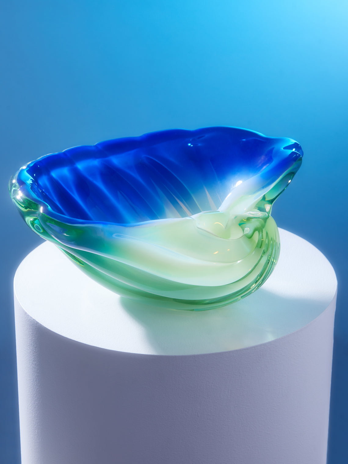 Antique and Vintage - 1950s Seguso Shell Glass Bowl -  - ABASK