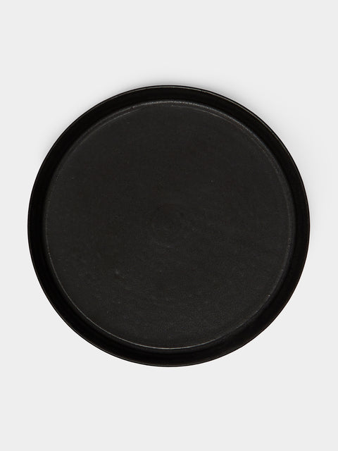 Lee Song-am - Black Clay Plates (Set of 4) -  - ABASK - 