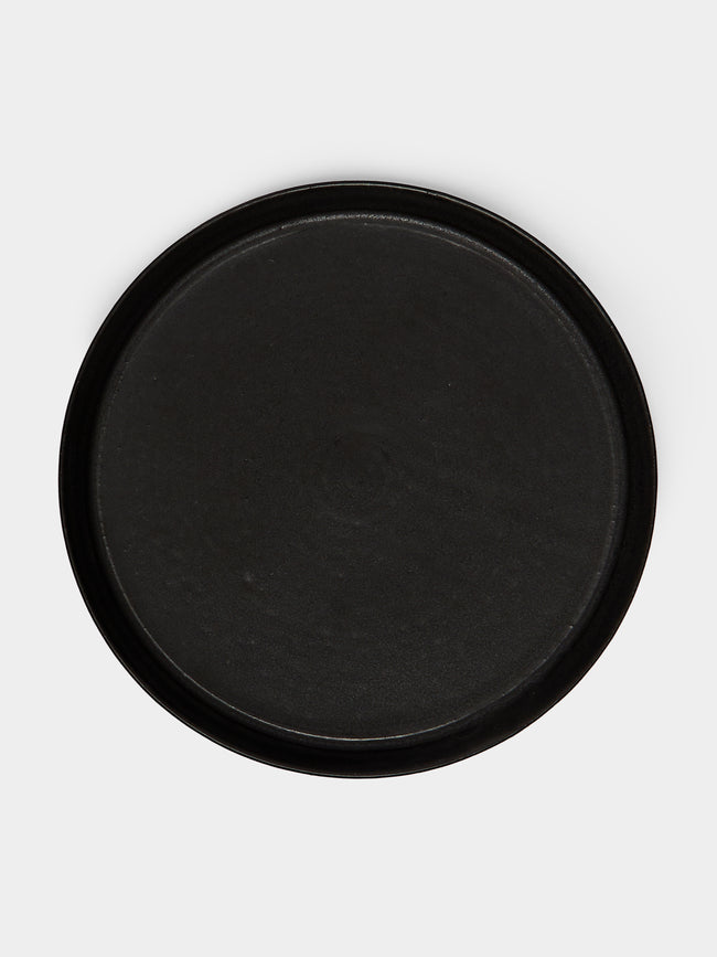 Lee Song-am - Black Clay Plates (Set of 4) -  - ABASK - 