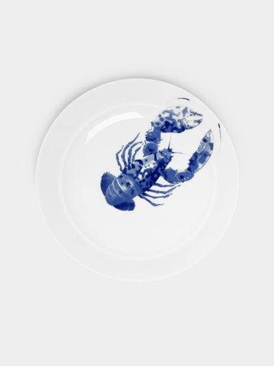 Hering Berlin - Ocean Porcelain Shallow Bowls (Set of 2) - White - ABASK - 