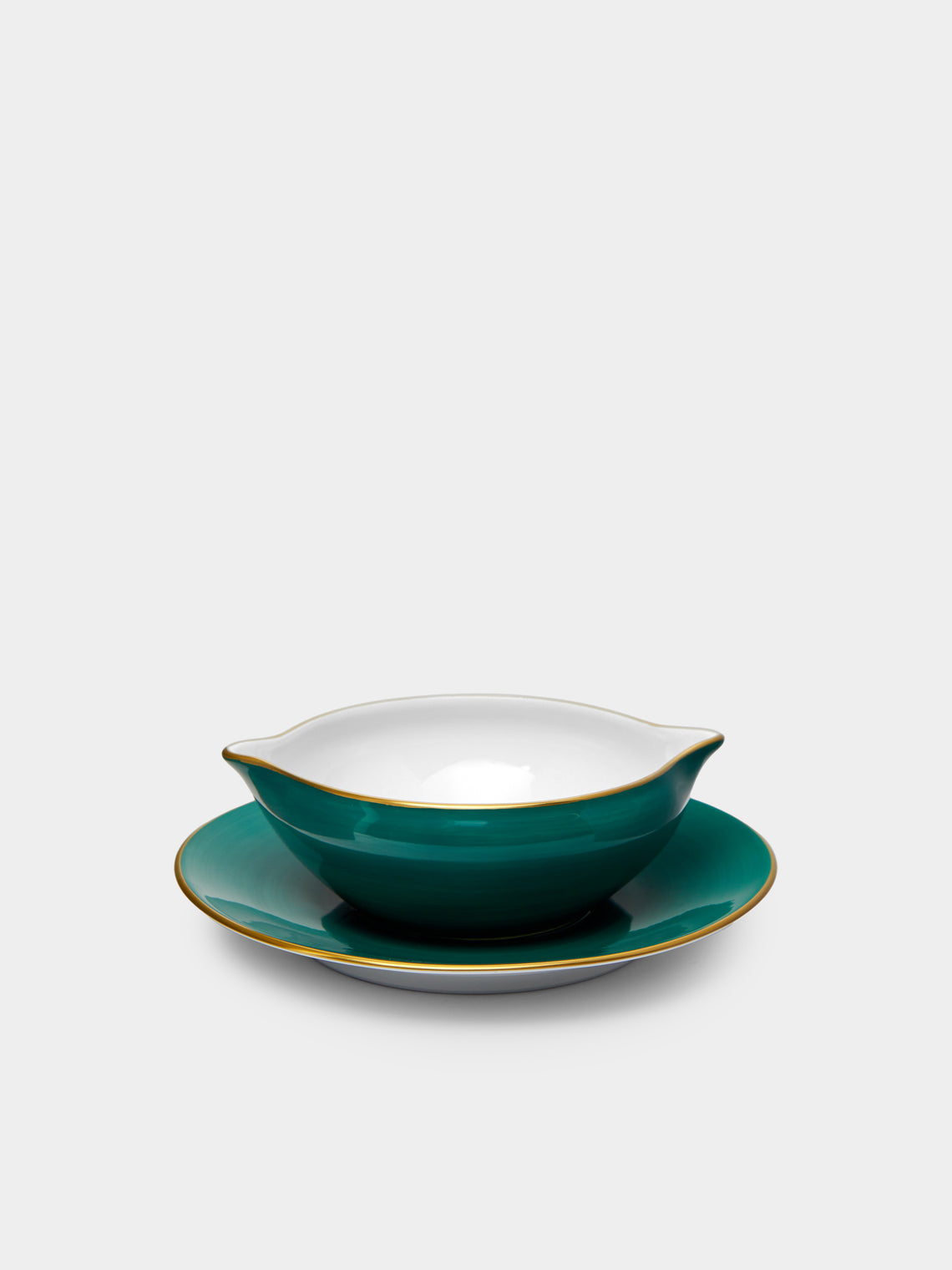 Robert Haviland & C. Parlon - Coco Hand-Painted Porcelain Gravy Boat -  - ABASK - 