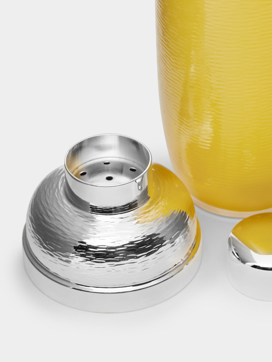 Zanetto - Enamelled Silver-Plated Cocktail Shaker -  - ABASK