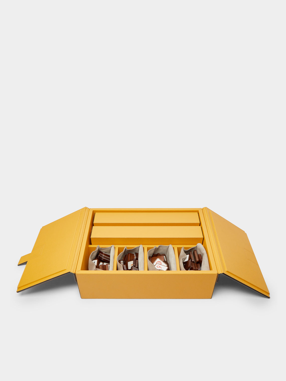 Giobagnara - Leather Rummikub Set - Yellow - ABASK