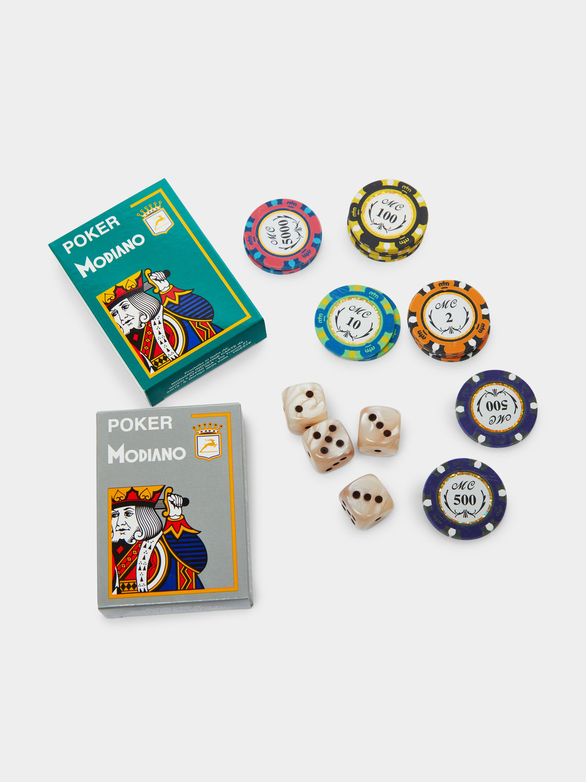 Hector Saxe - Leather Poker Set -  - ABASK