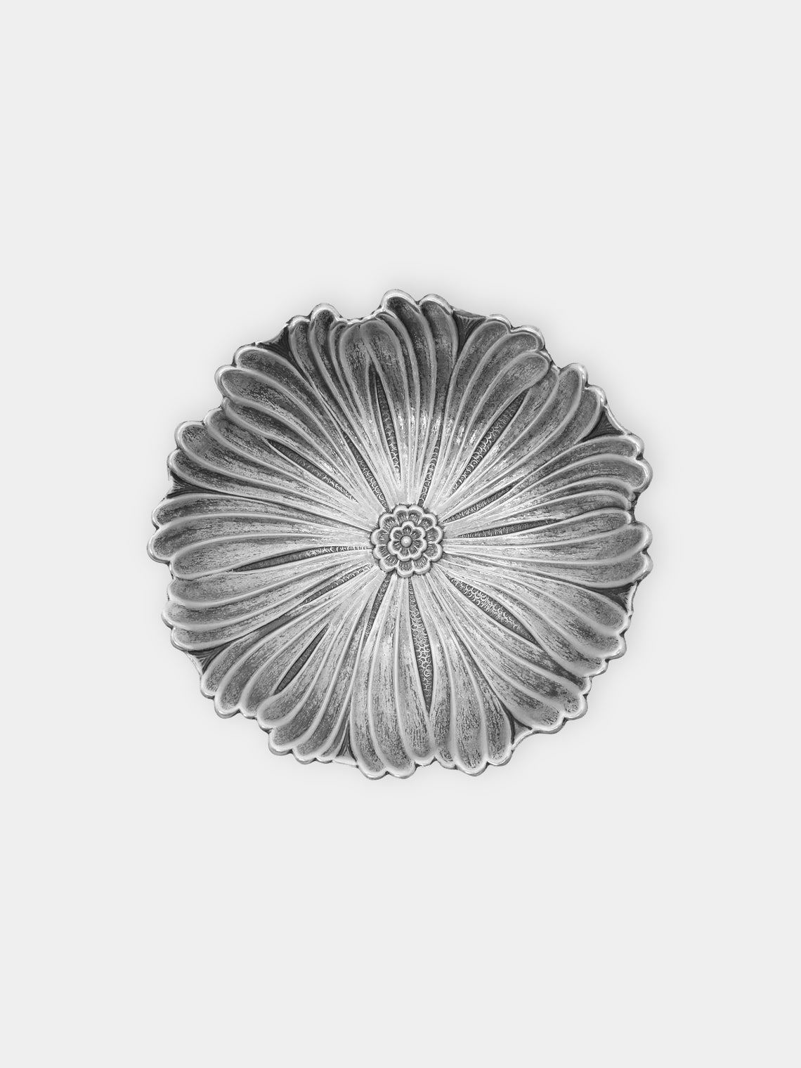 Antique and Vintage - 1970s Buccellati Solid Silver Floral Dish -  - ABASK