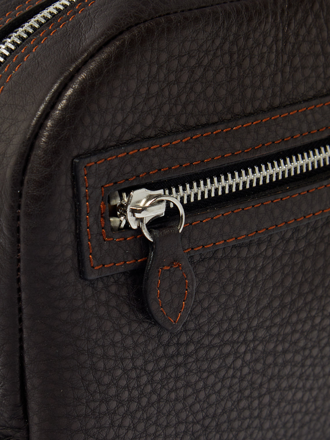 F. Hammann - Leather Triple-Zip Wash Bag -  - ABASK