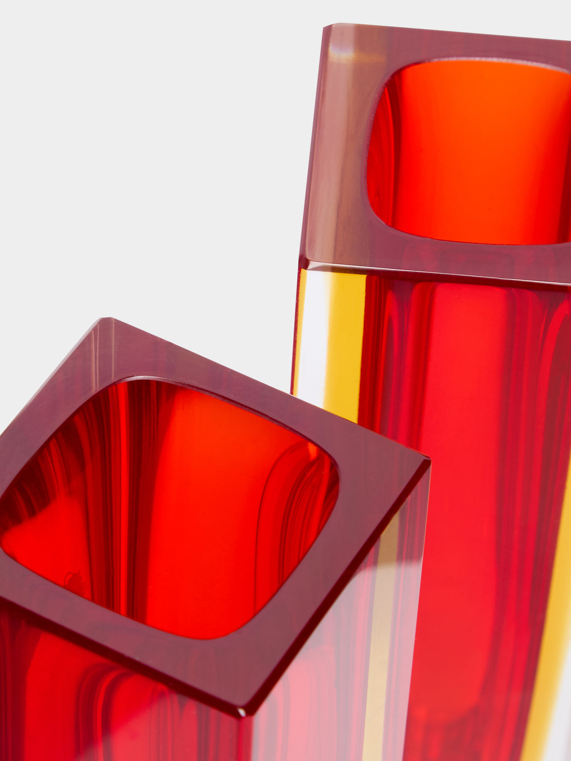 Antique and Vintage - 1970s Sommerso Murano Glass Bud Vases (Set of 2) -  - ABASK