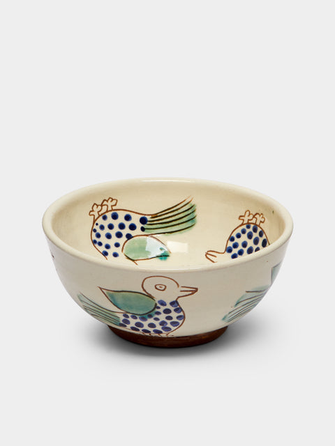 Anut - Hand-Painted Bird Cereal Bowls (Set of 4) -  - ABASK - 