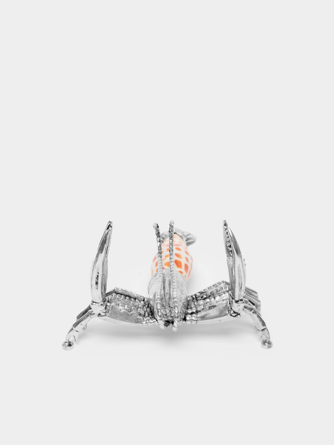 Objet Luxe - Silver-Plated and Shell Menu Holder -  - ABASK