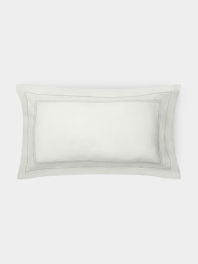 Volga Linen - Hem-Stitch Linen Super King Pillowcases (Set of 2) -  - ABASK - 