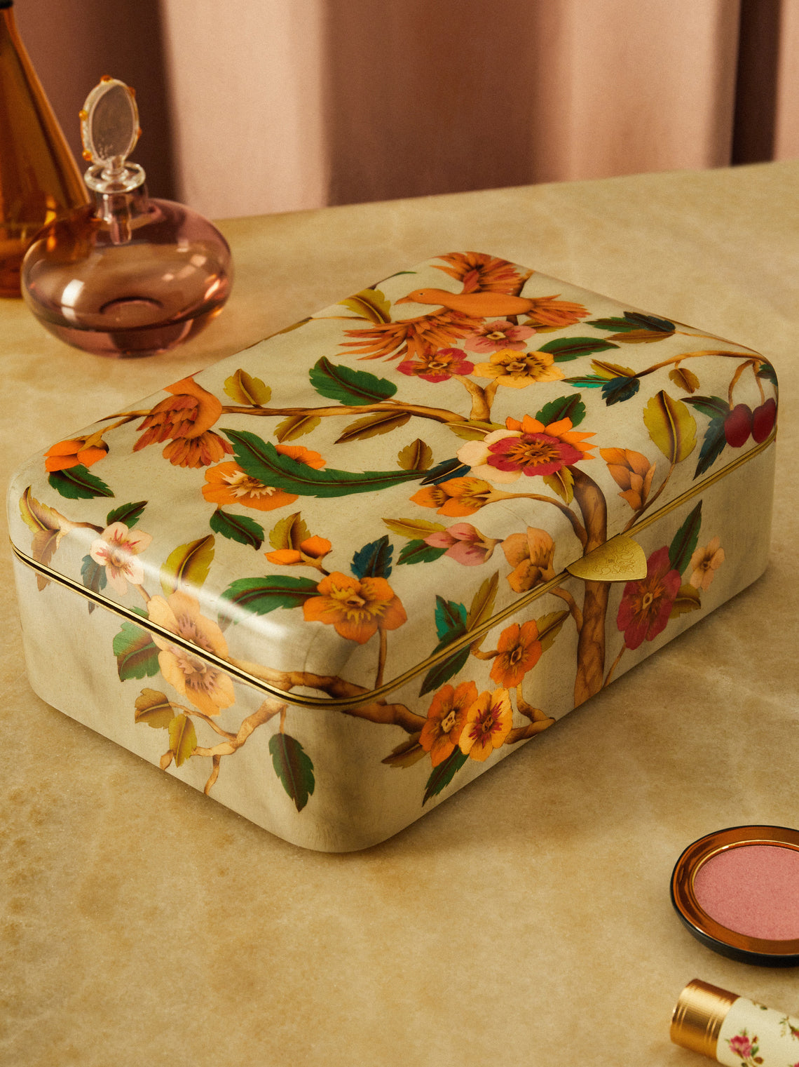 Silvia Furmanovich - Bird Marquetry Wood Jewellery Box -  - ABASK