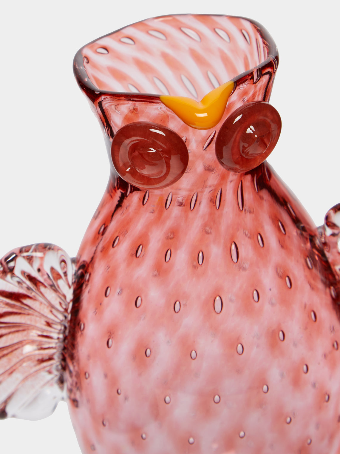 Stewart Hearn - Owl Hand-Blown Glass Jug -  - ABASK