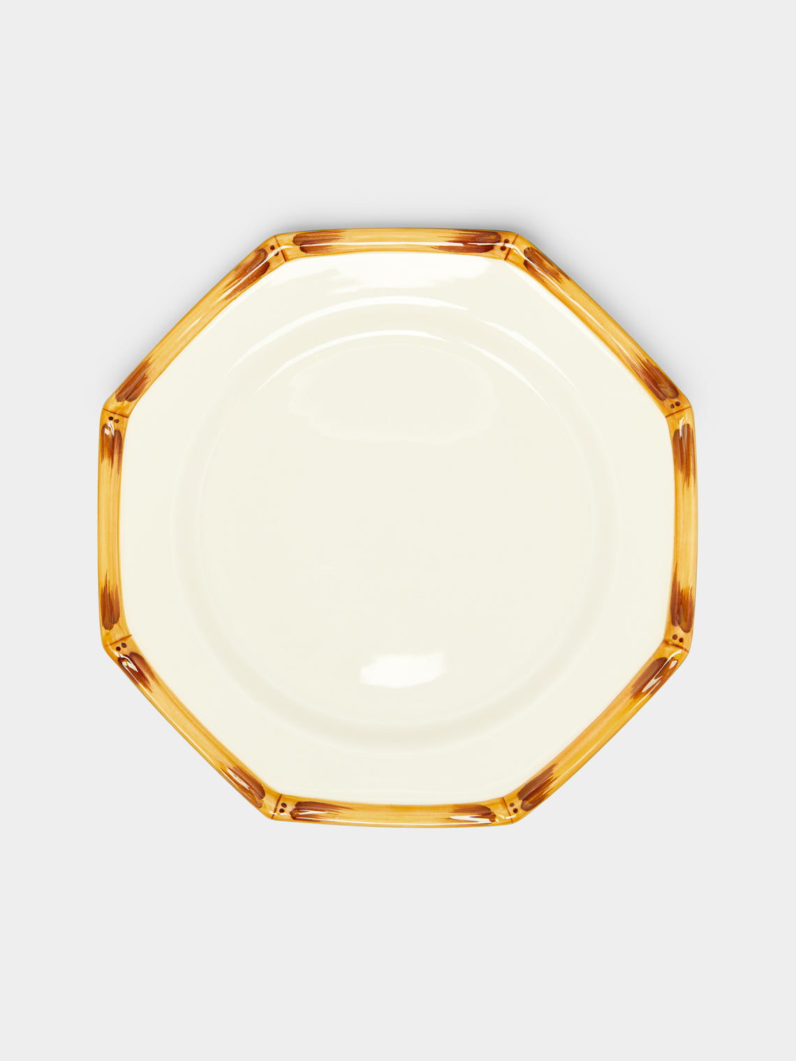 Este Ceramiche - Bamboo Hand-Painted Ceramic Dinner Plates (Set of 4) -  - ABASK - 