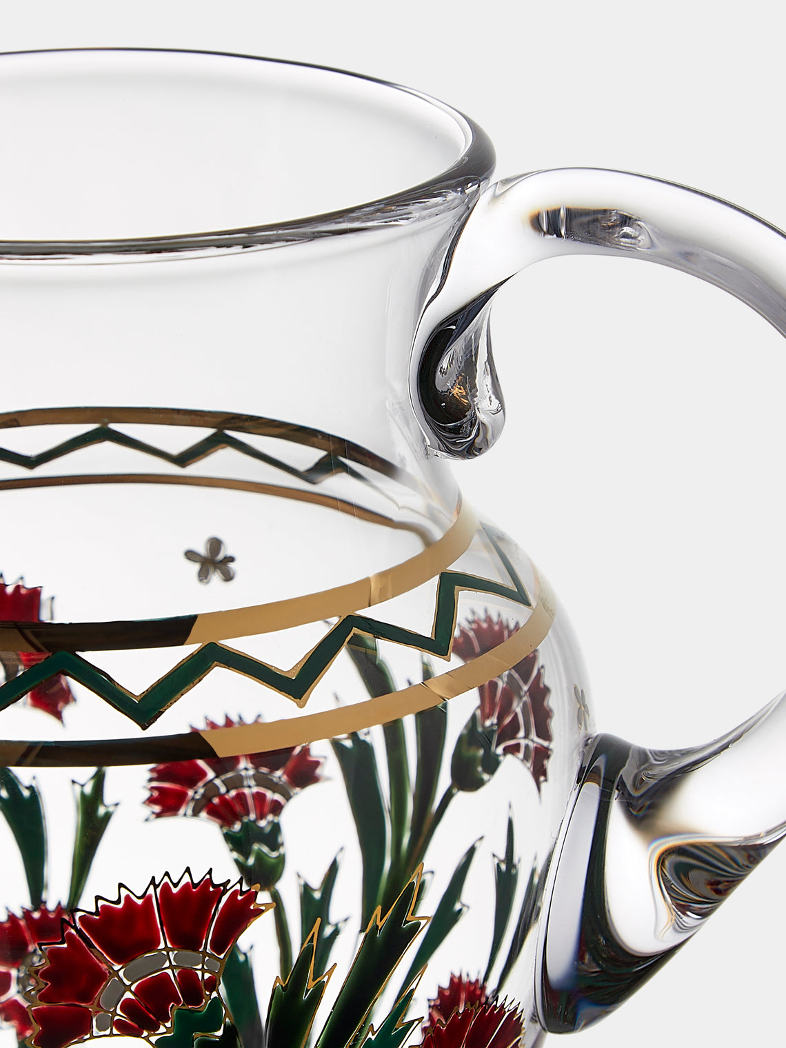 Lobmeyr - Persian Flowers Hand-Blown Crystal Water Pitcher - Multiple - ABASK
