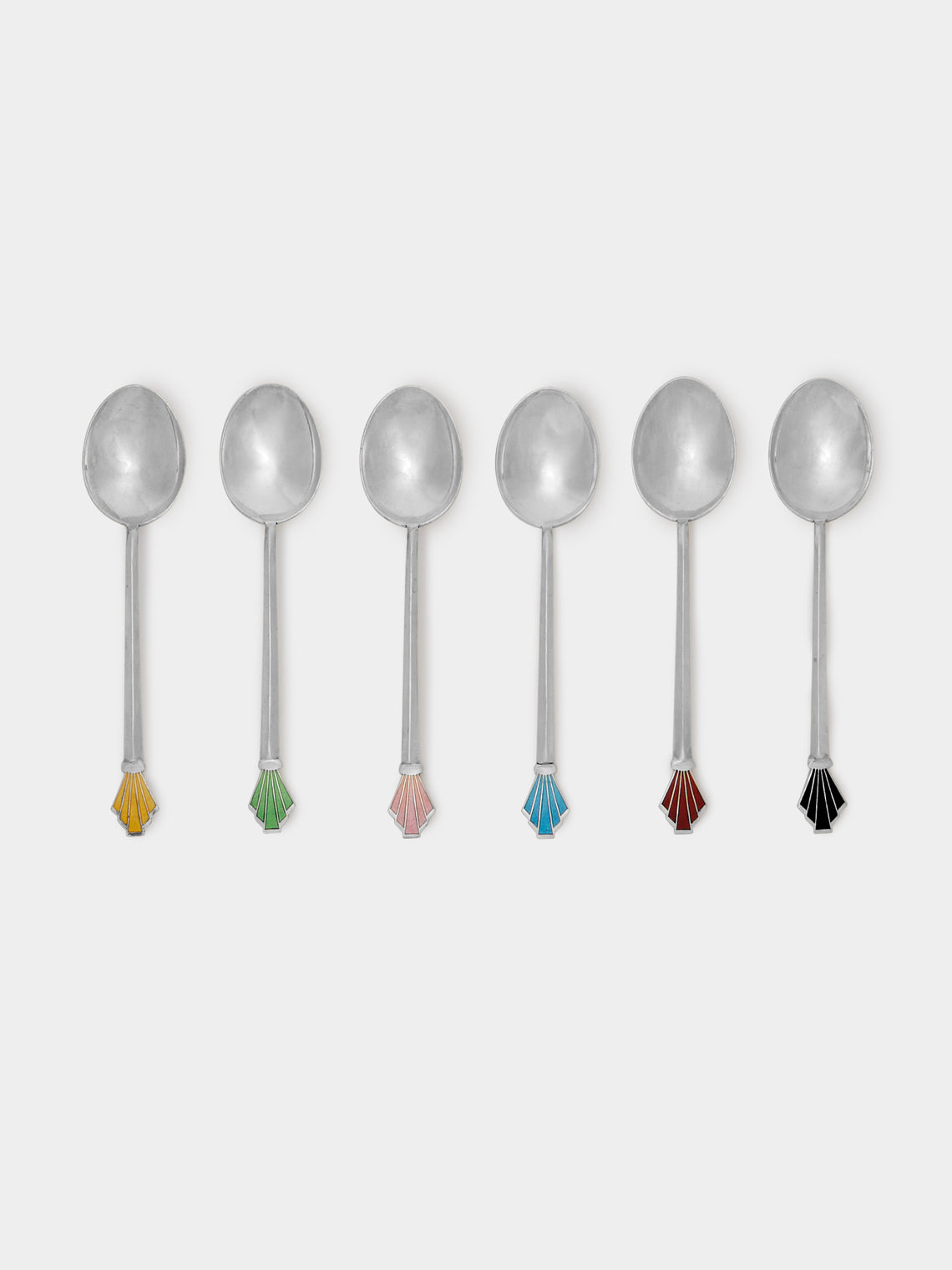 Antique and Vintage - 1934 Art Deco Silver Coffee Spoons -  - ABASK - 