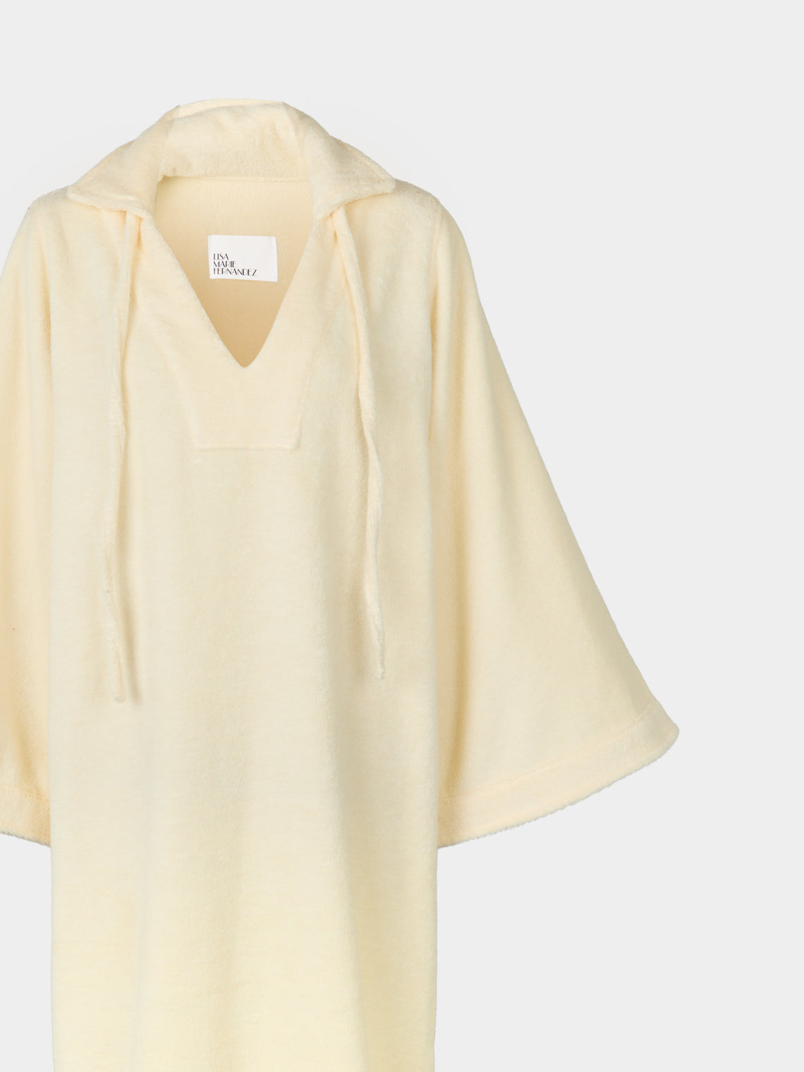 Lisa Marie Fernandez - Terry Cotton Long Tunic | Size: XS/S - Cream - ABASK
