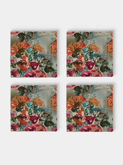 The House of Lyria - | Set of 4 | Linen Napkins - Multiple - ABASK - 