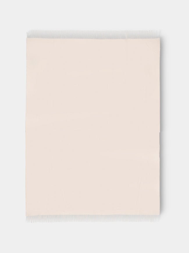 Begg x Co - Arran Cashmere Throw (72in/1.8m) - Cream - ABASK - 