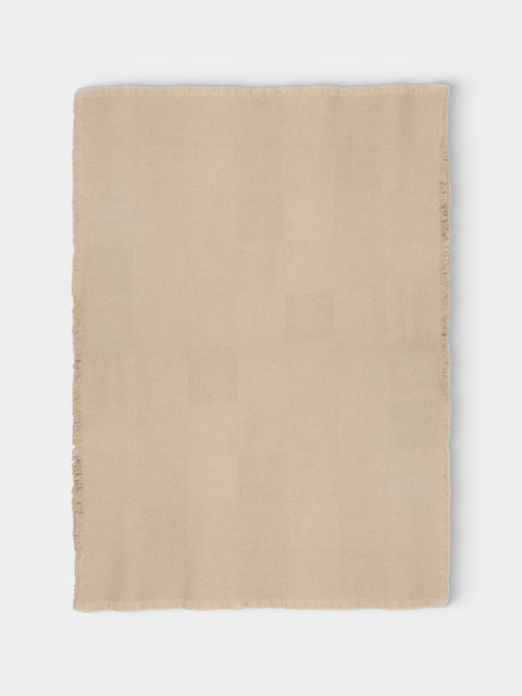 Alonpi - Bella Cashmere Blanket (71in/1.8m) - Beige - ABASK